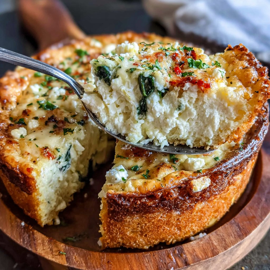 Spinach Feta Spring Egg Bake