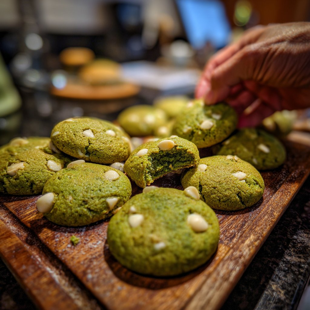 Matcha Green Tea Cookies