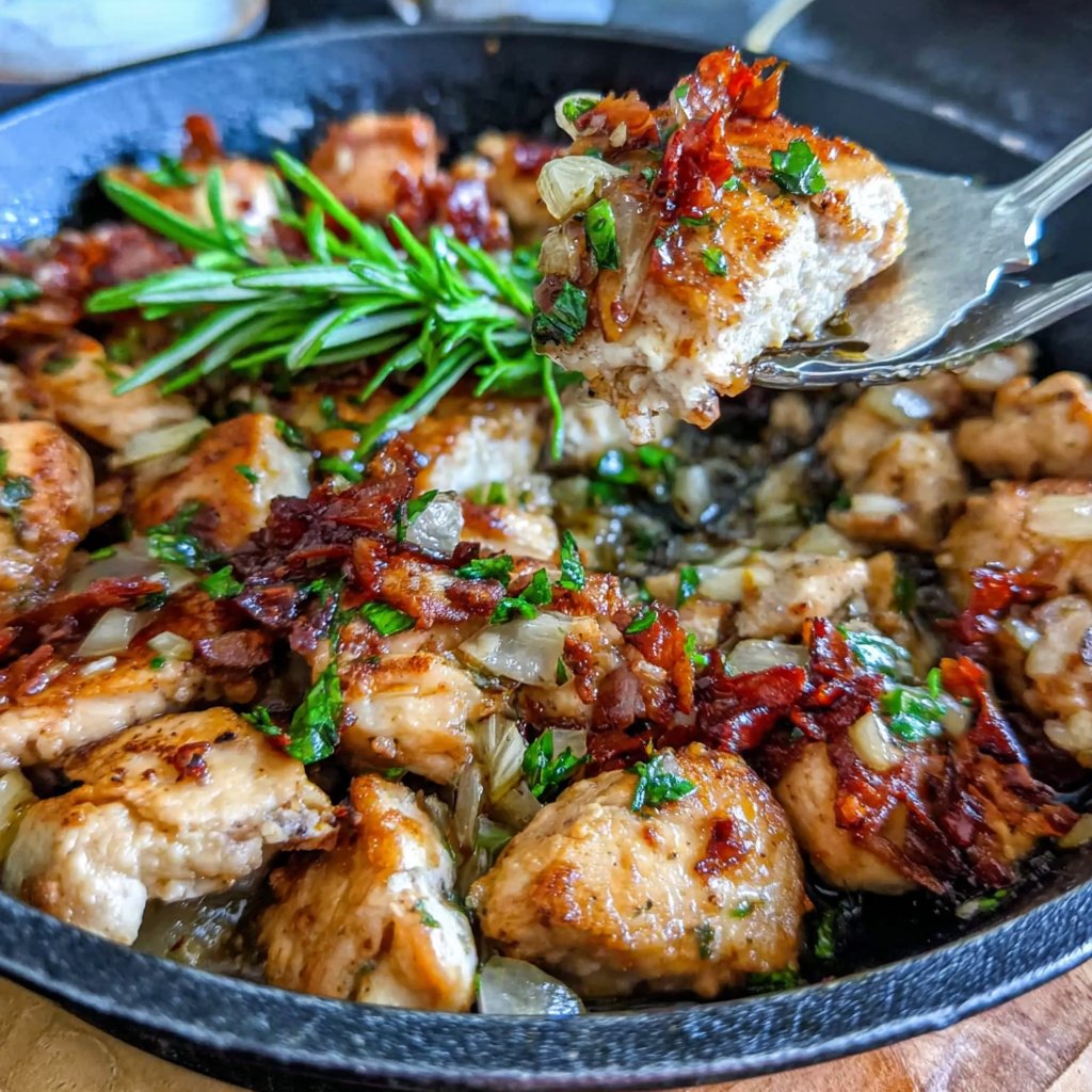 Lemon Garlic Chicken Skillet