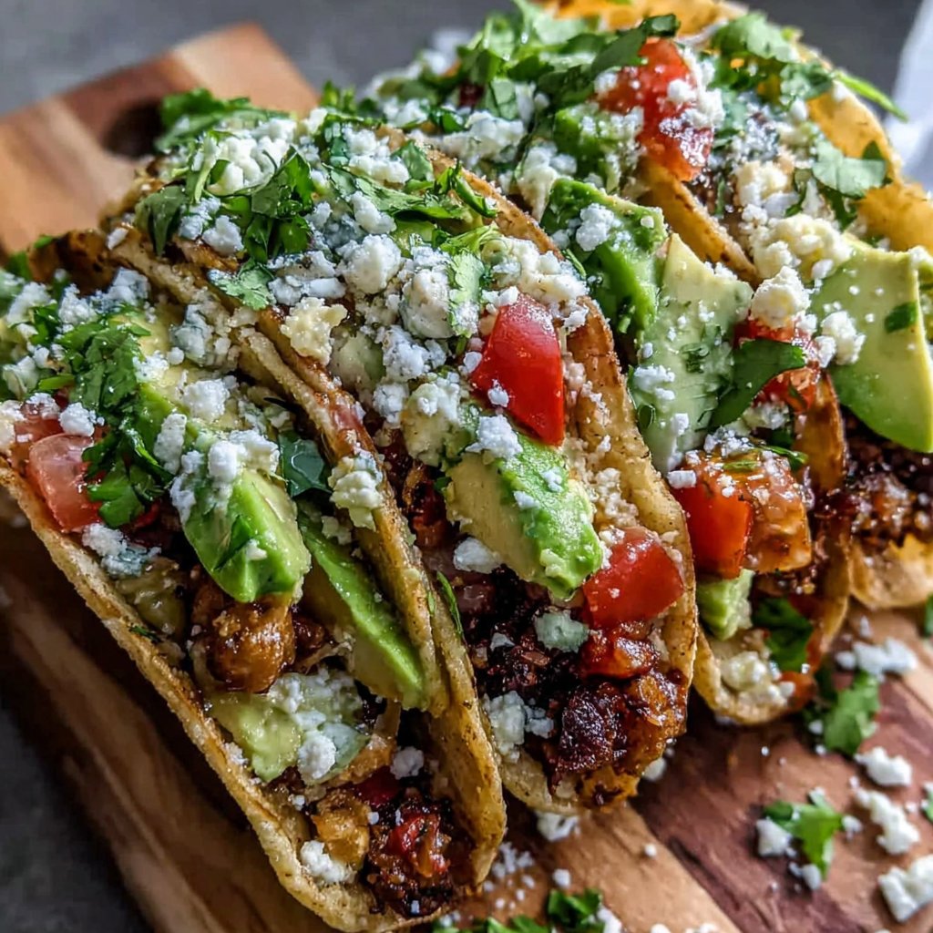 Rainbow Veggie Breakfast Tacos