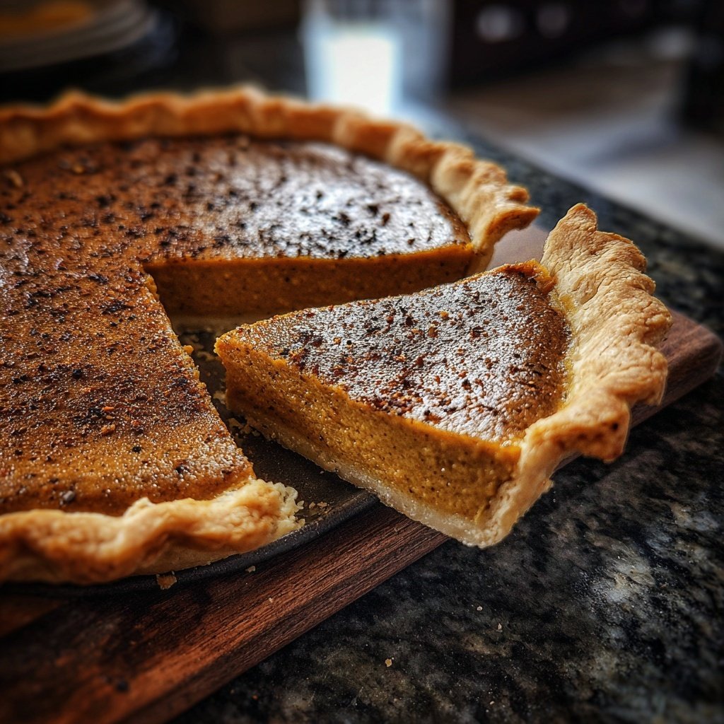 Festive Spiced Pumpkin Pie