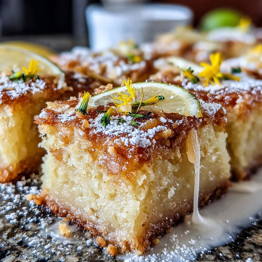 Sunny Dandelion Lemon Bars
