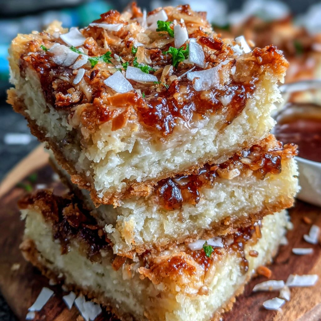 Toasted Coconut & Lime Bars