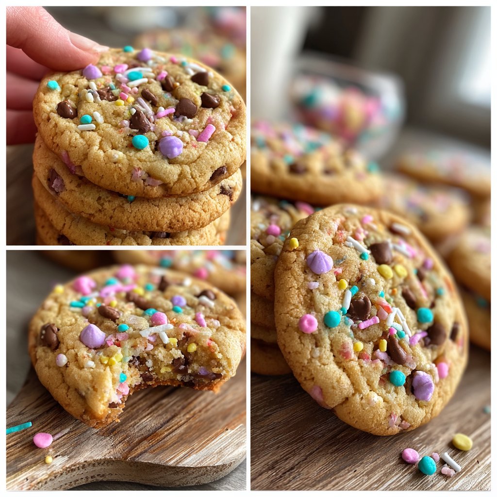 Chocolate Chip Spring Cookies